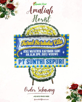 Papan Bunga Duka di Keparakan