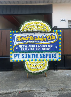 Papan Bunga Duka di Keparakan