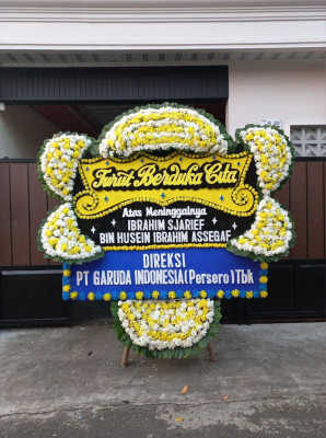 Papan Bunga Duka di Keparakan